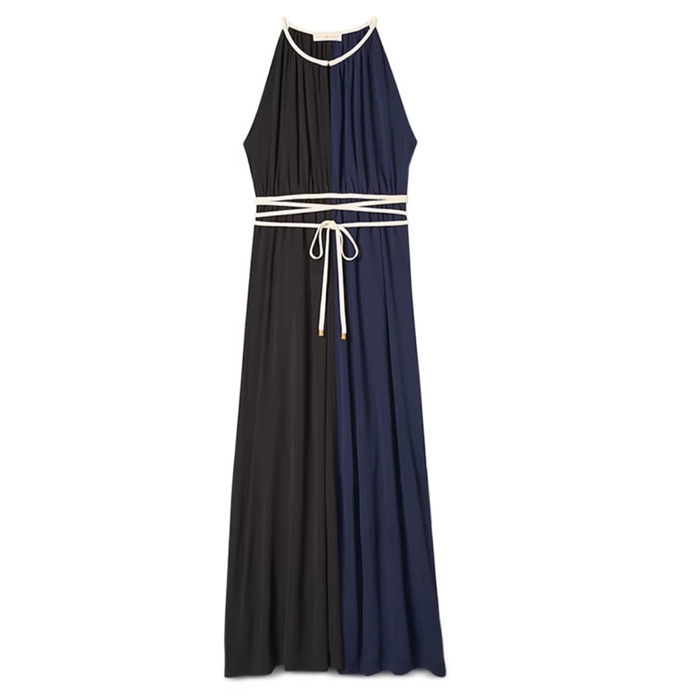 Tory Burch
Color Blocked Tie Waist Dress. NWT